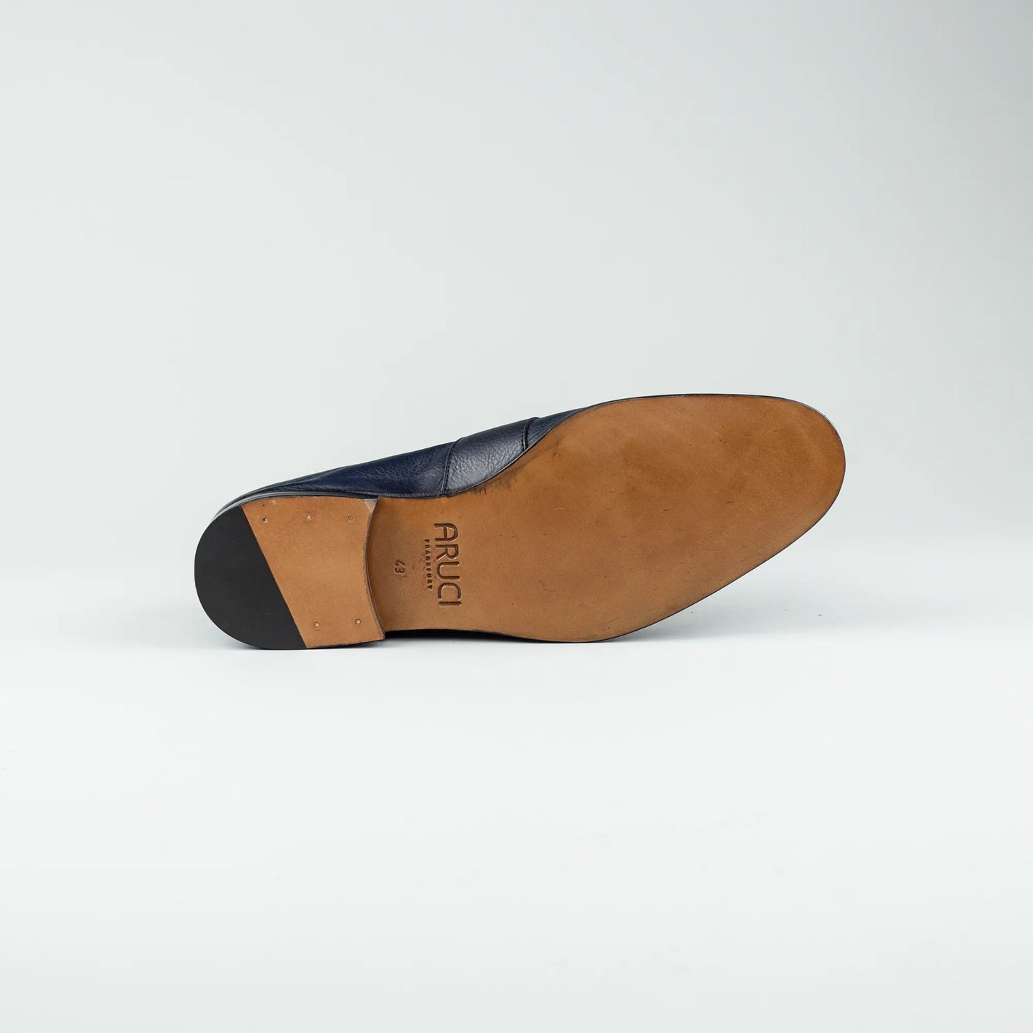 Aruci Loafer – Butterweisches Glattleder Blau | Handgefertigt in Spanien