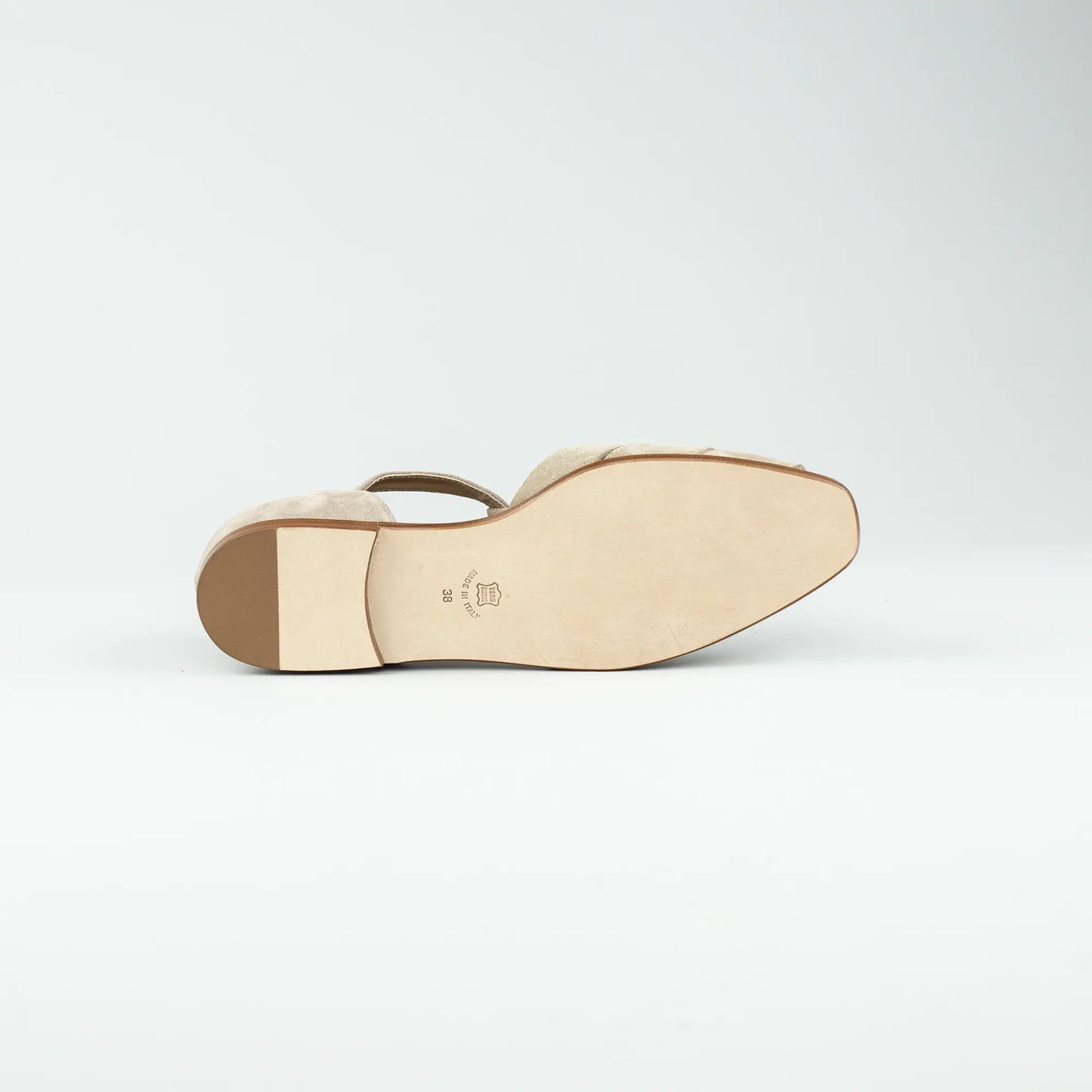 Aruci Sandalen – Grob Geflochtenes Velourleder Beige | Handgefertigt in Italien