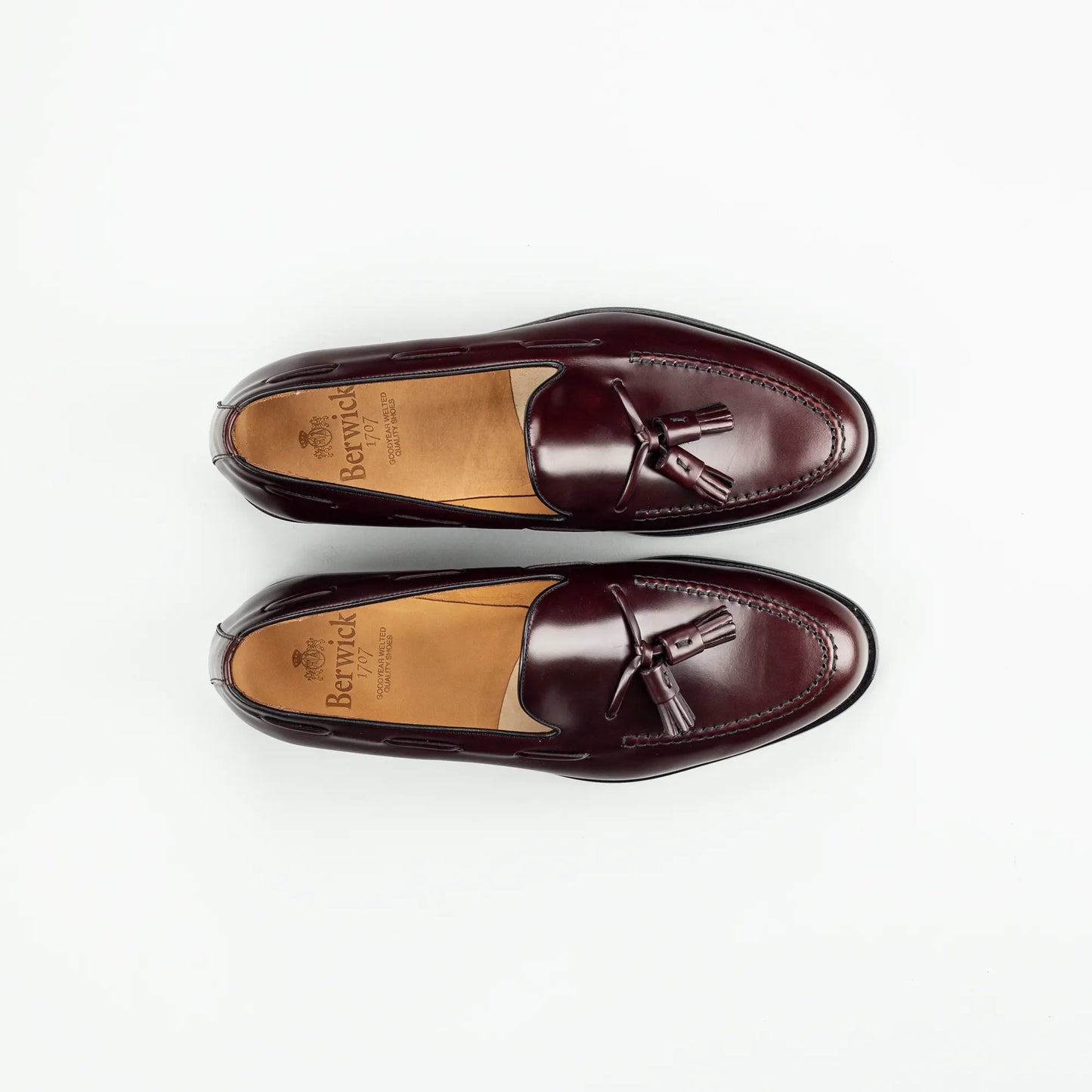 BERWICK Tassel Loafer Bordeaux – Goodyear Welted