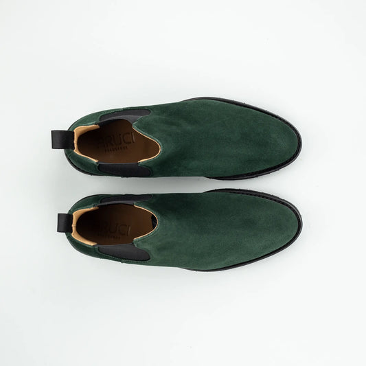 Chelsea Boot – Handmade Goodyear Welted | Gebürstetes Kalbsleder & VIBRAM Montana Sohle