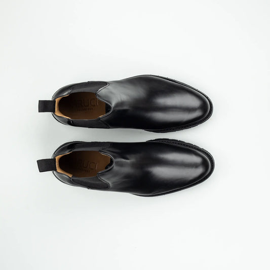 Chelsea Boot – Handmade Goodyear Welted | Gebürstetes Kalbsleder & VIBRAM Montana Sohle