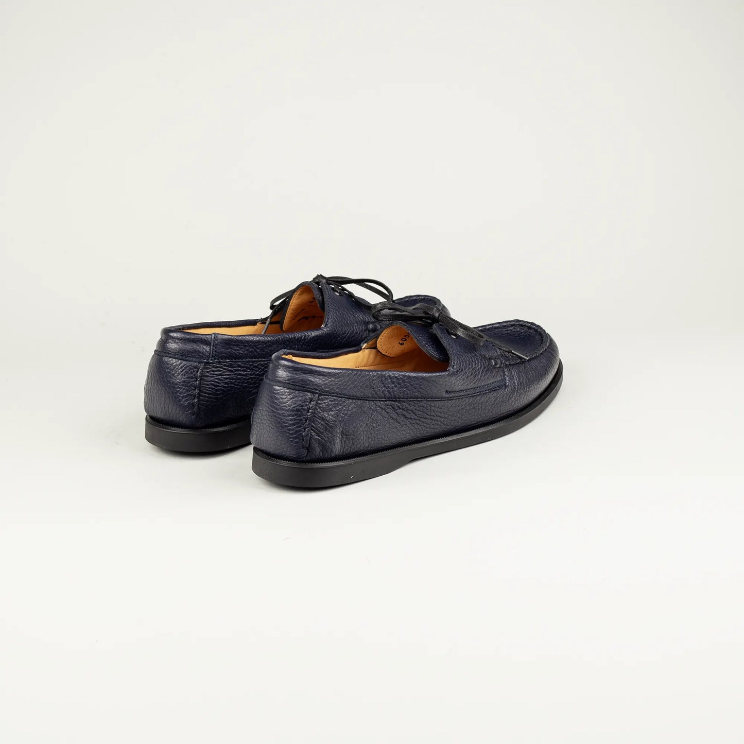 Aruci Bootschuh Herren Blau – Hirschleder, Handgefertigt in Italien