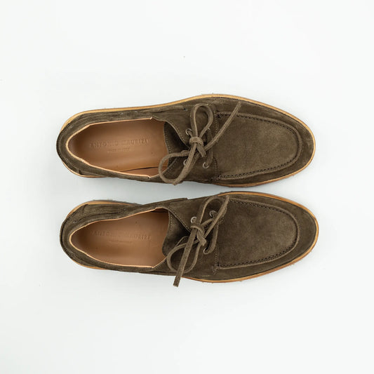 Maurizi Bootschuh Herren – Veloursleder, Handgefertigt in Italien