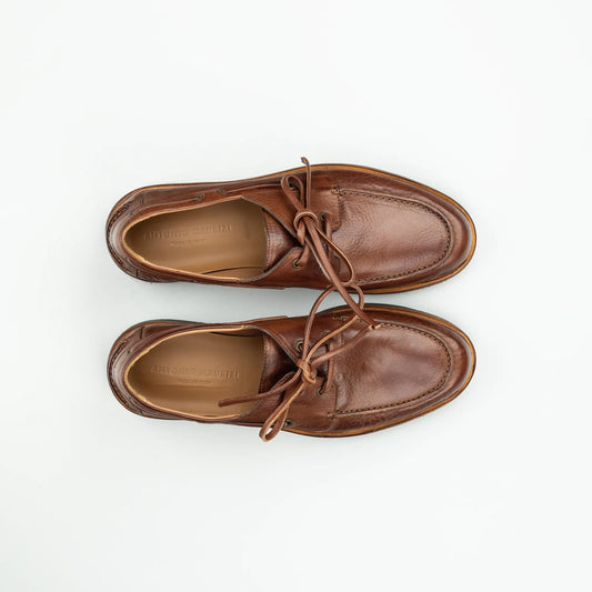 Maurizi Bootschuh Herren Moro – Veloursleder, Handgefertigt in Italien