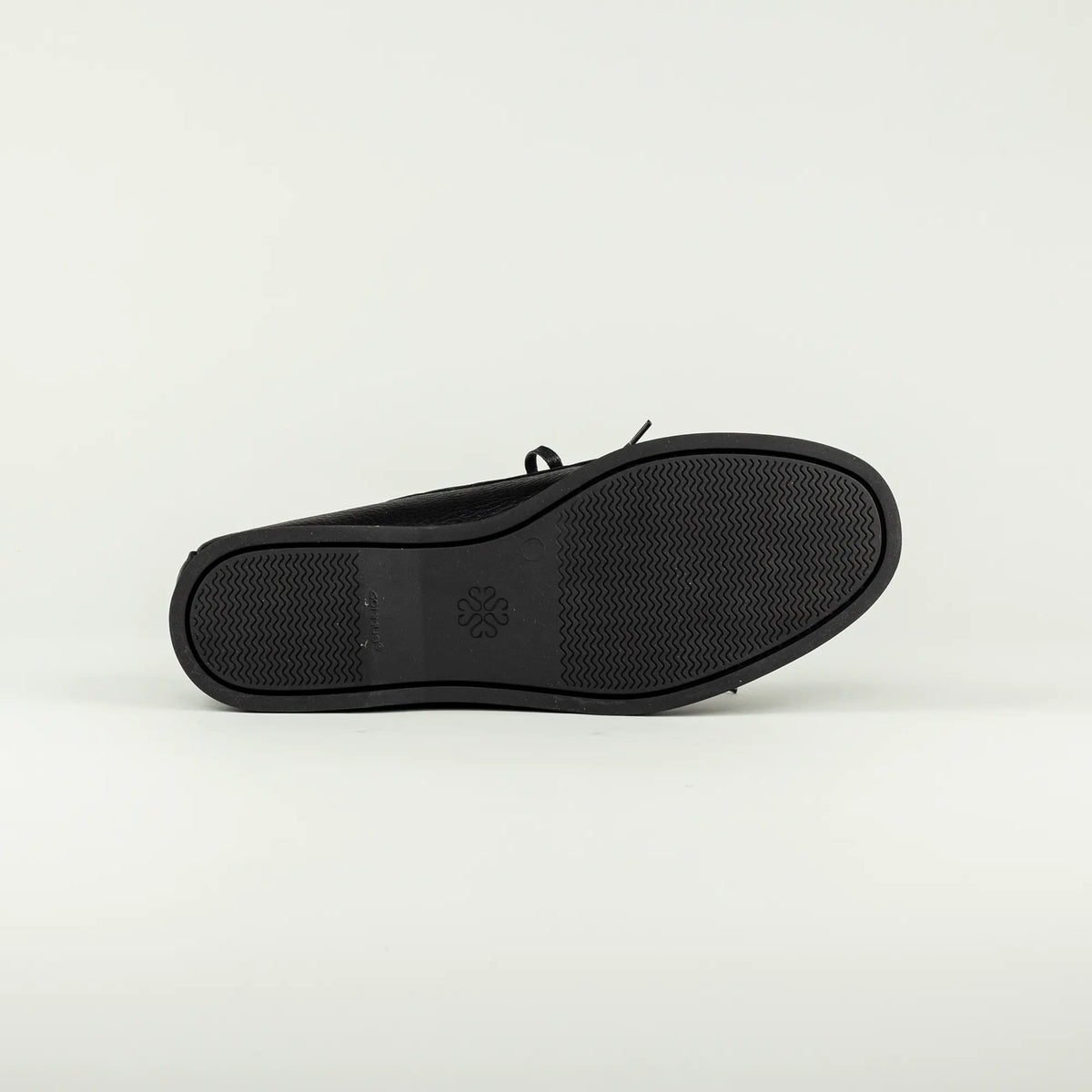 Aruci – Bootschuh Herren aus superweichem schwarzem Hirschleder