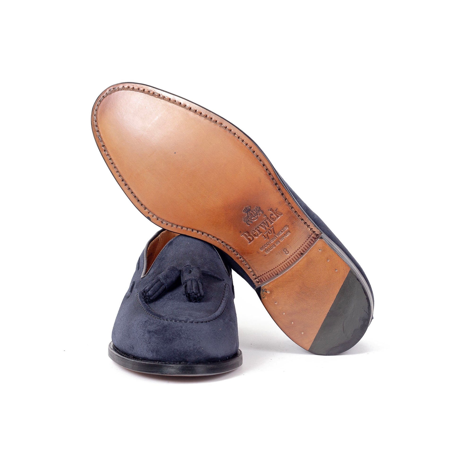 berwick tassel loafer blau