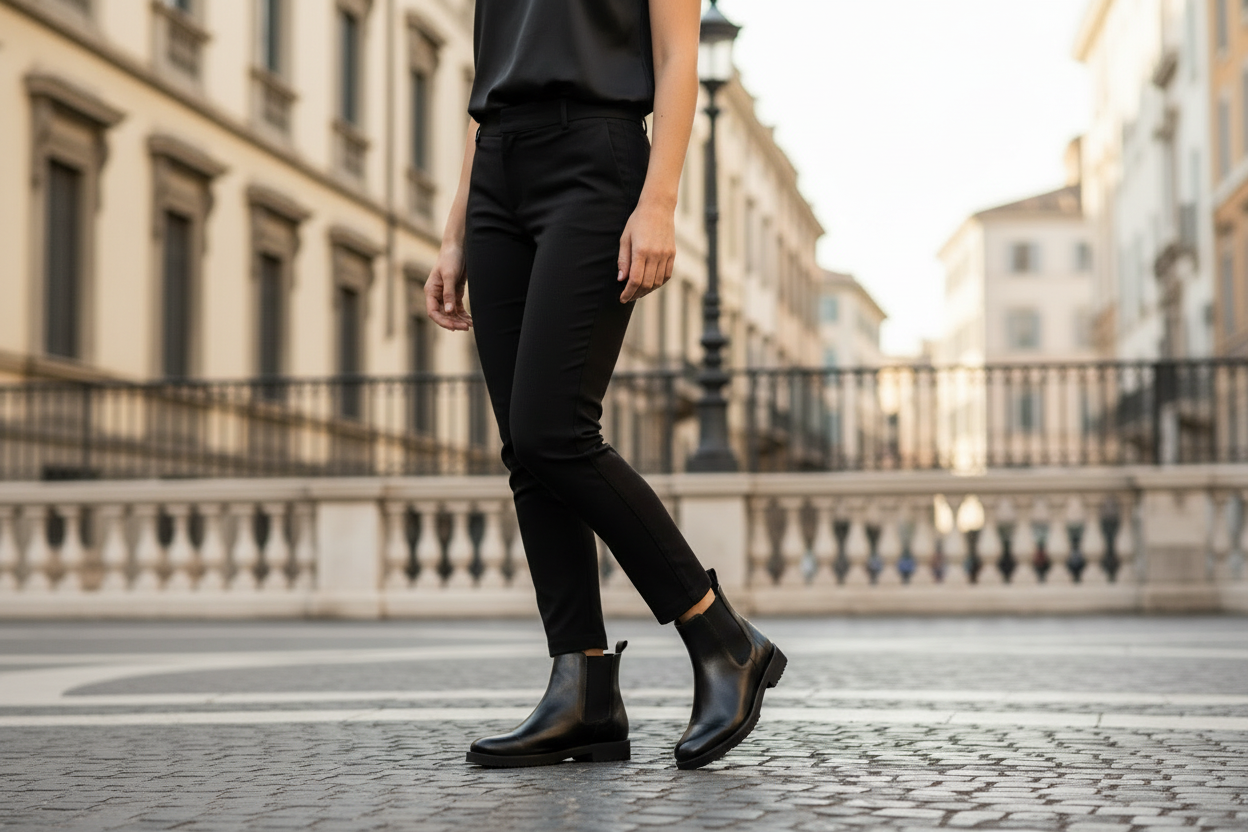 118 Ranch Nero Chelsea Boots Banner