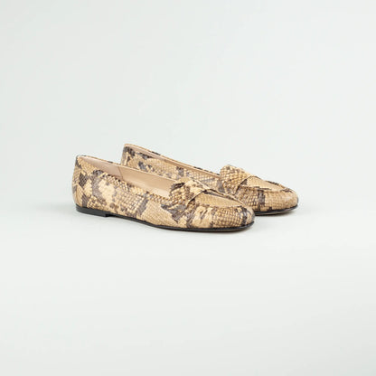 Aruci Loafer Kalbsleder Pythondruck – Handarbeit Made in Italy