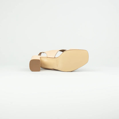 Triver Sandalen – Butterweisches Leder Beige/Nude | Handmade in Italy