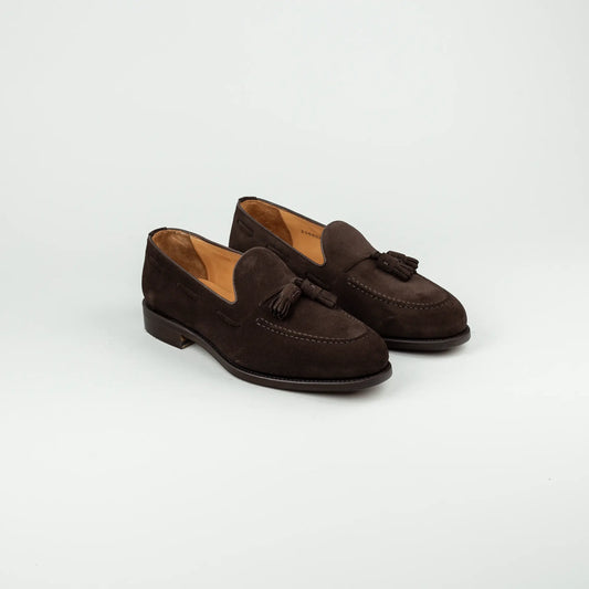 BERWICK Tassel Loafer Braun – Veloursleder Goodyear Welted