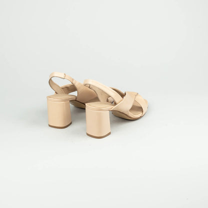 Triver Sandalen – Butterweisches Leder Beige/Nude | Handmade in Italy