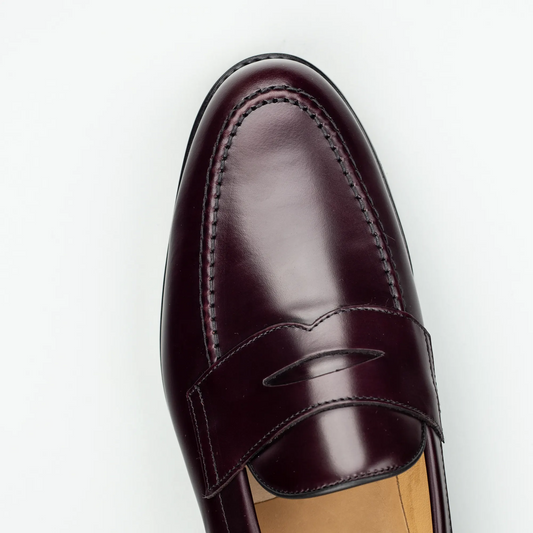 BERWICK Loafer Bordeaux – Hochpoliertes Kalbsleder Goodyear Welted