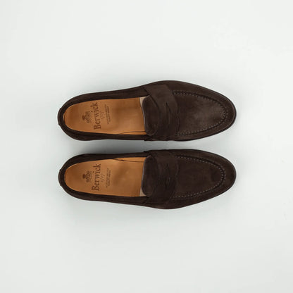 BERWICK Loafer Superbuck – Veloursleder Goodyear Welted