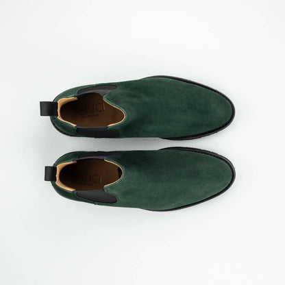 Chelsea Boot – Handmade Goodyear Welted | Gebürstetes Kalbsleder & VIBRAM Montana Sohle