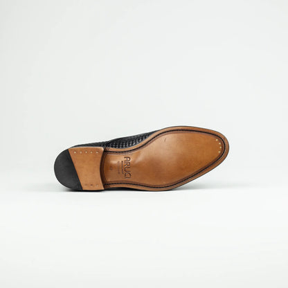 Derby Plain – Handmade Goodyear Welted | Geflochtenes Leder | Aruci