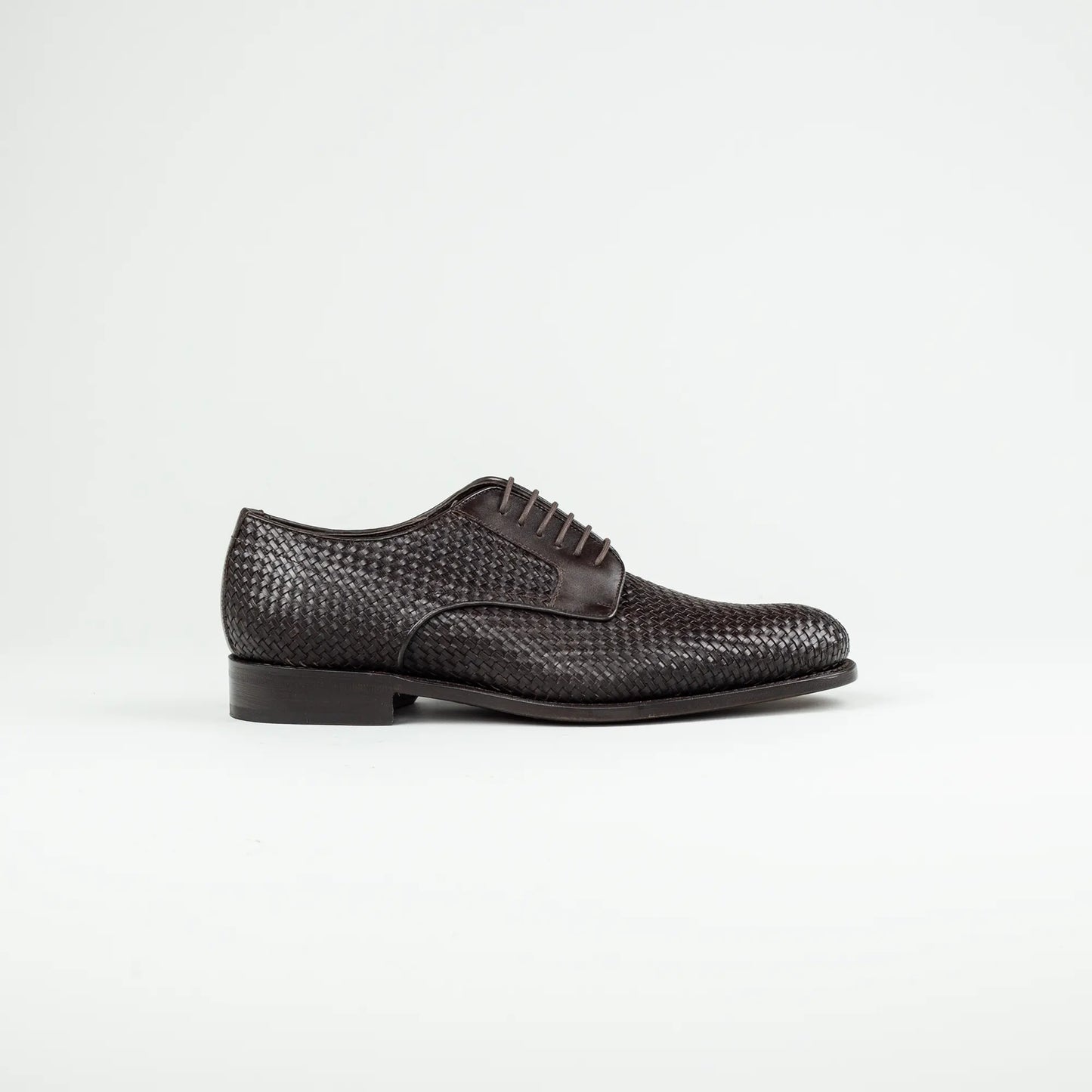 Derby Plain – Handmade Goodyear Welted | Geflochtenes Leder | Aruci