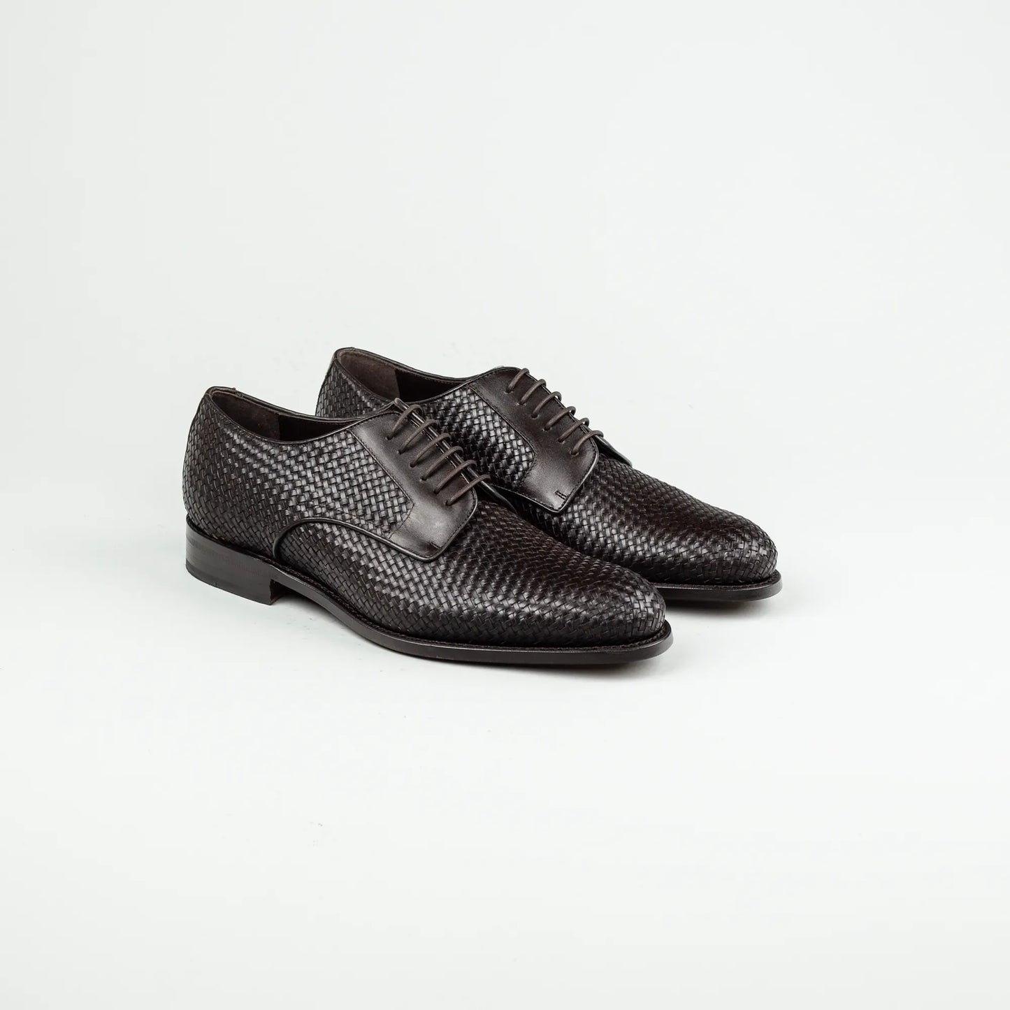 Derby Plain – Handmade Goodyear Welted | Geflochtenes Leder | Aruci