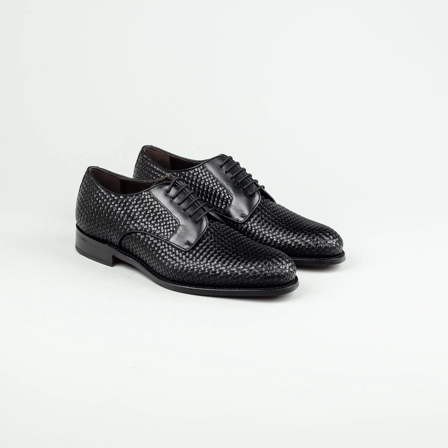 Derby Plain – Handmade Goodyear Welted | Geflochtenes Leder | Aruci