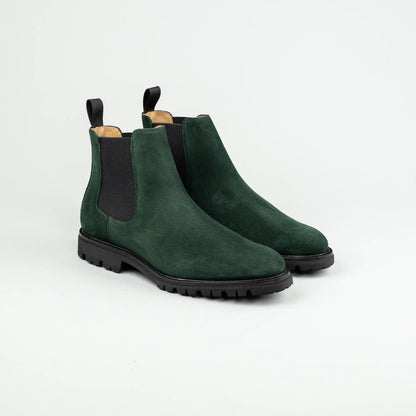 Chelsea Boot – Handmade Goodyear Welted | Gebürstetes Kalbsleder & VIBRAM Montana Sohle