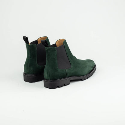 Chelsea Boot – Handmade Goodyear Welted | Gebürstetes Kalbsleder & VIBRAM Montana Sohle