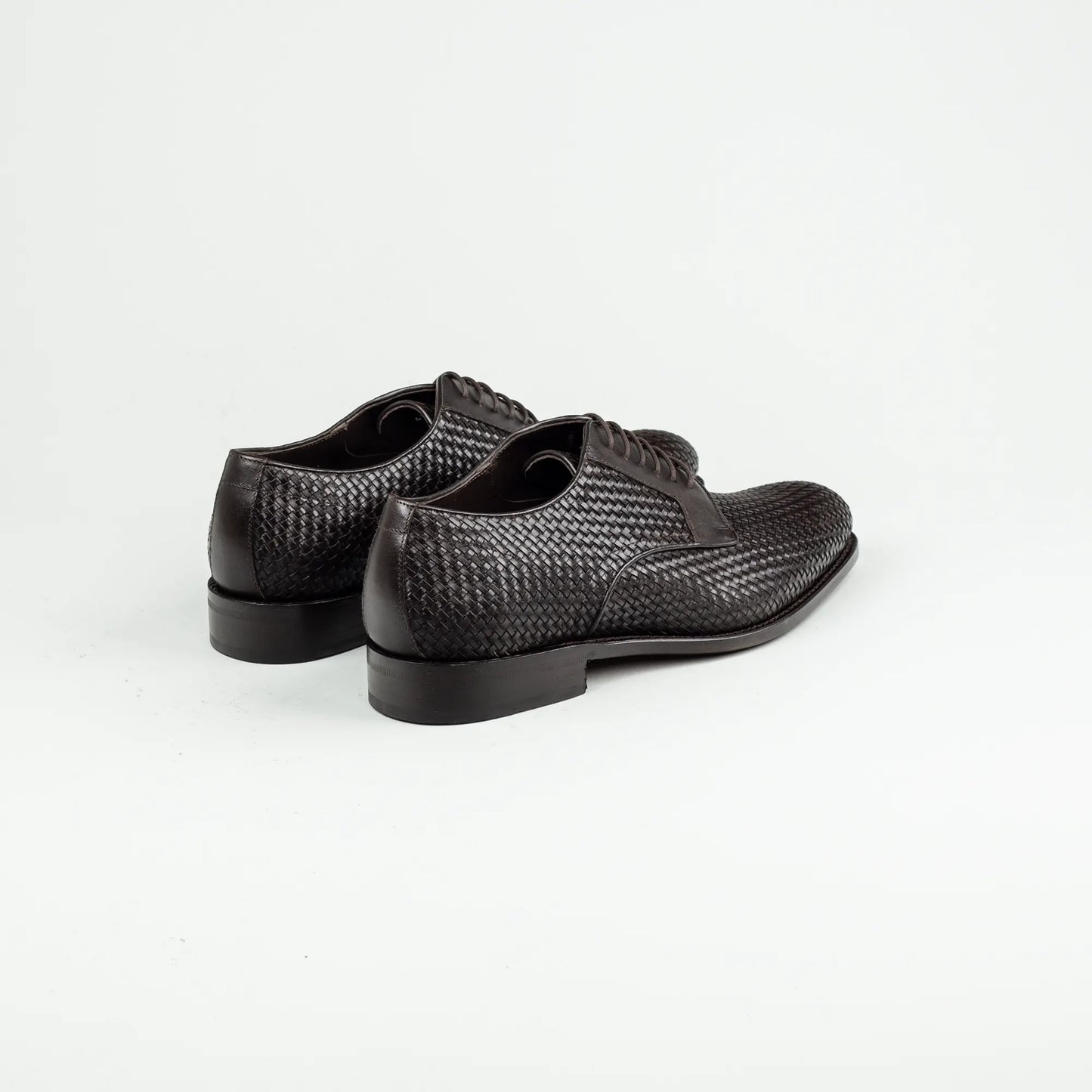 Derby Plain – Handmade Goodyear Welted | Geflochtenes Leder | Aruci
