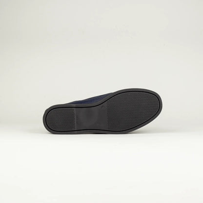 Aruci Bootschuh Herren Blau – Hirschleder, Handgefertigt in Italien