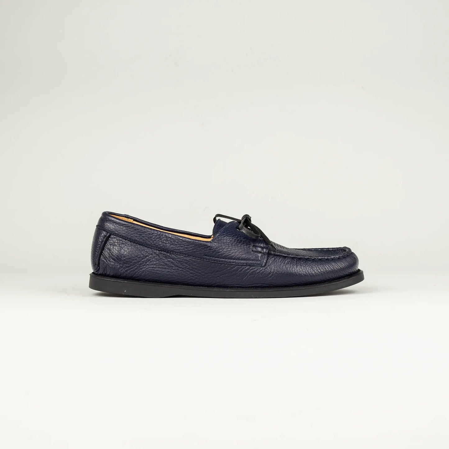 Aruci Bootschuh Herren Blau – Hirschleder, Handgefertigt in Italien