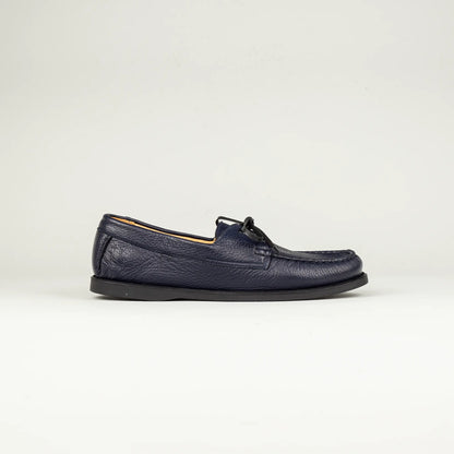 Aruci Bootschuh Herren Blau – Hirschleder, Handgefertigt in Italien