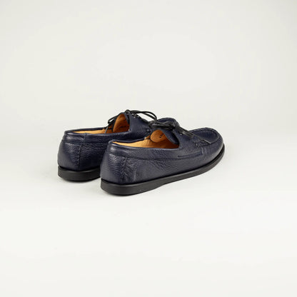 Aruci Bootschuh Herren Blau – Hirschleder, Handgefertigt in Italien