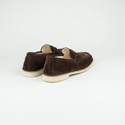 Maurizi Loafer Herren Moro – Veloursleder, Handgefertigt in Italien