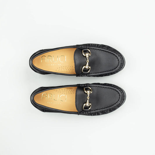 Aruci Horsebit Loafer Damen – Nappa Leder, Handgefertigt in Italien