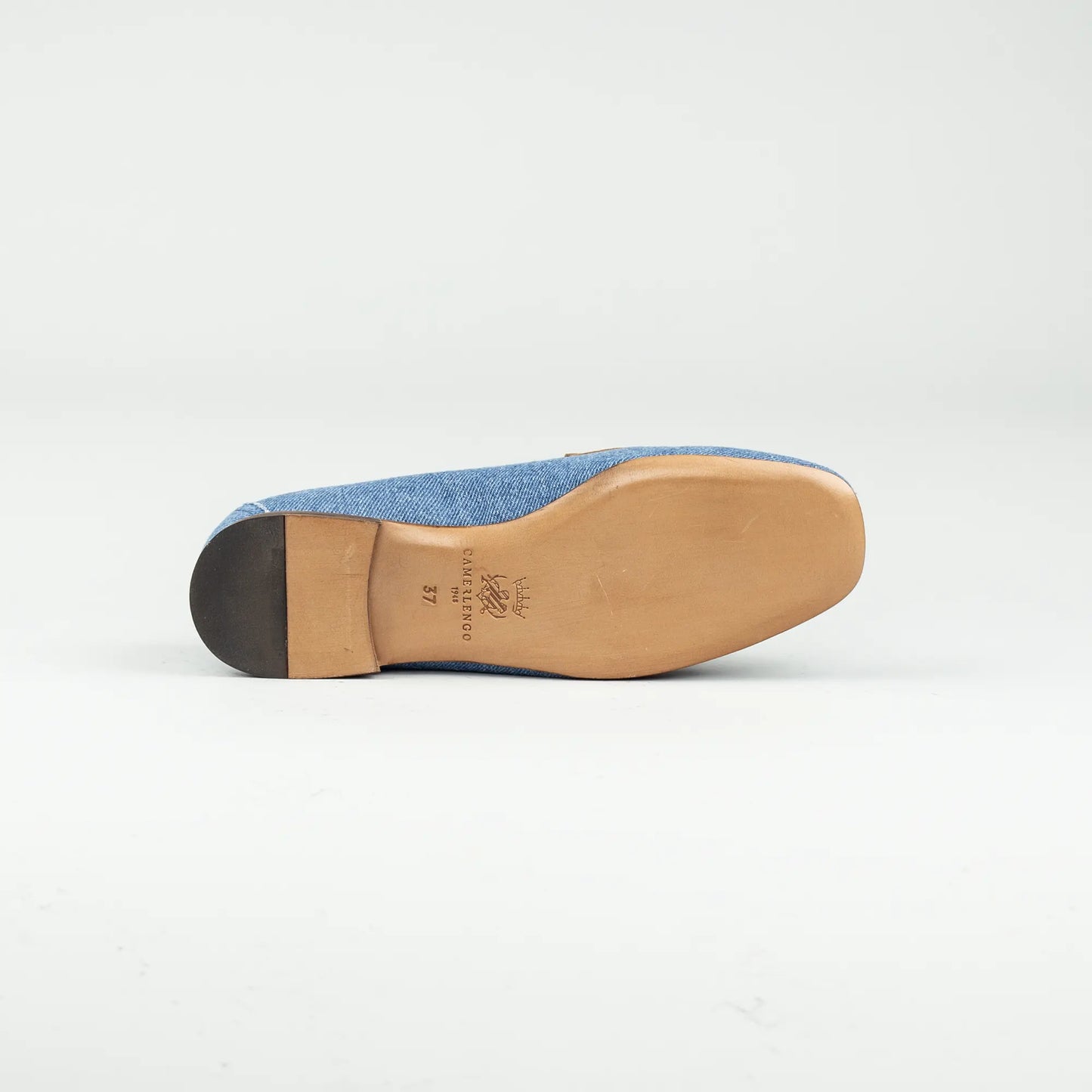 Loafer Camerlengo – Jeans & Braunes Leder | Handmade in Italy