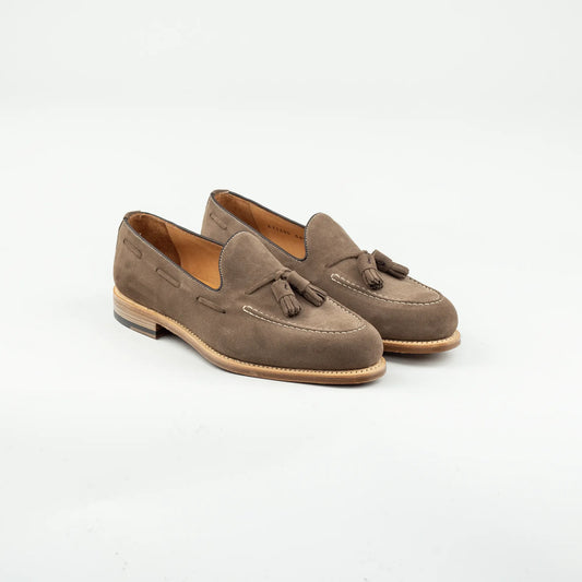 BERWICK Tassel Loafer Taupe – Goodyear Welted