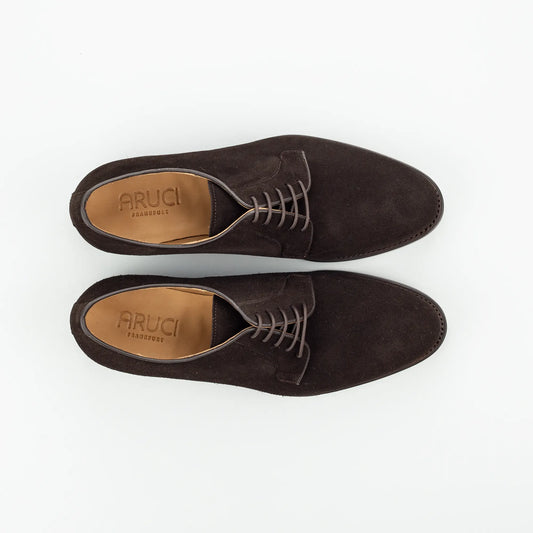 Derby – Dunkelbraun Wildleder | Goodyear Welted