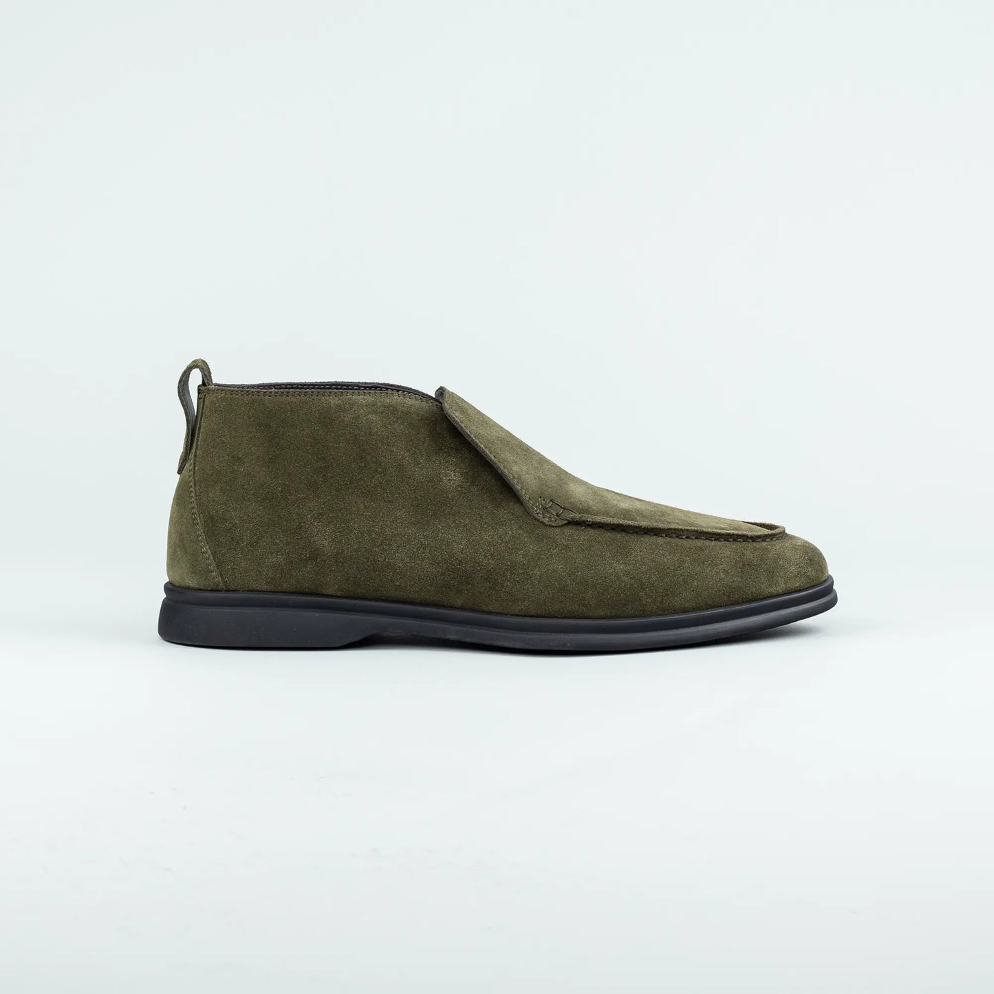 CALO – Boot Loafer Grün Wildleder | Moderner Lässiger Look | Handmade Italy