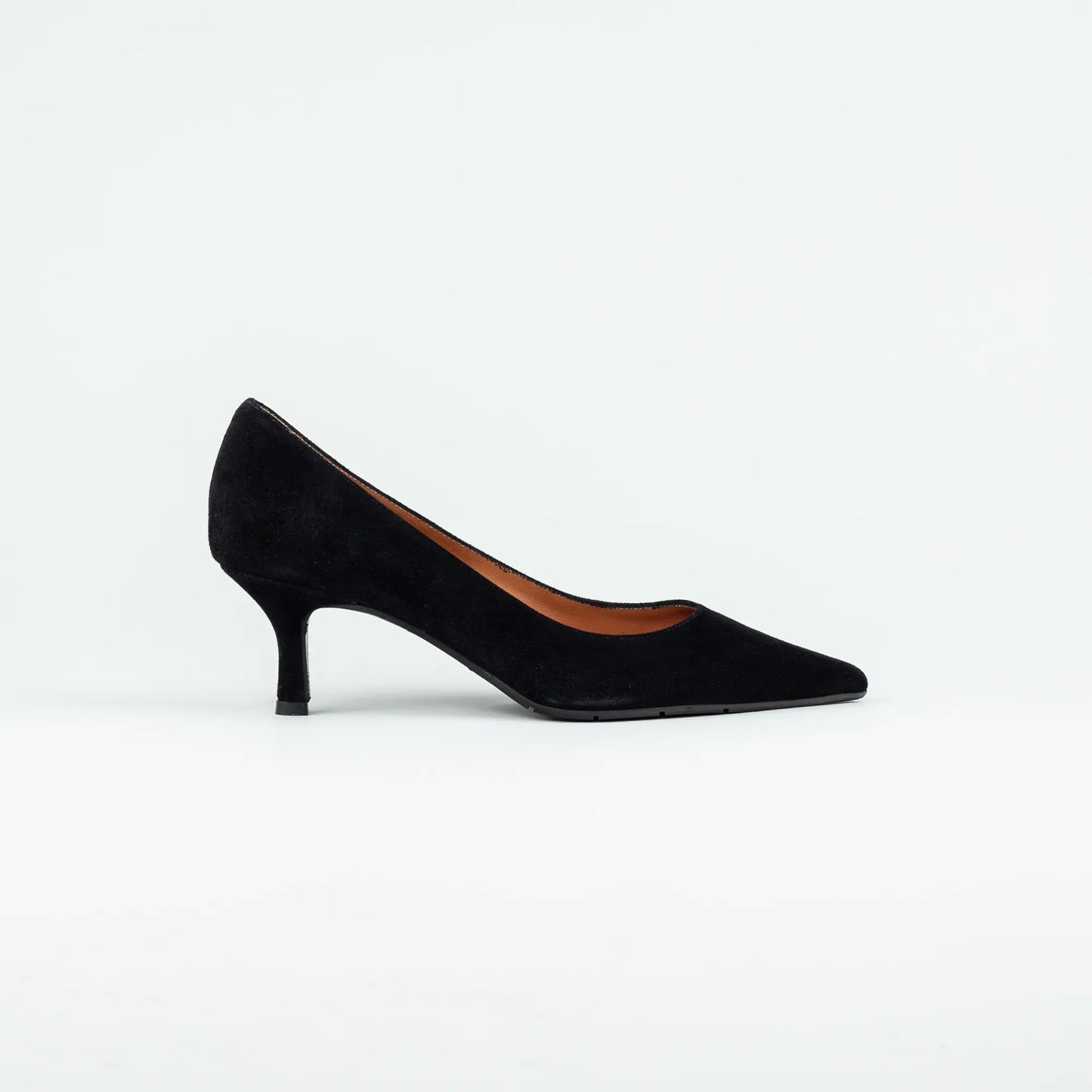 Aruci – Pumps Schwarz Wildleder | 5 cm Absatz | Handmade Italy