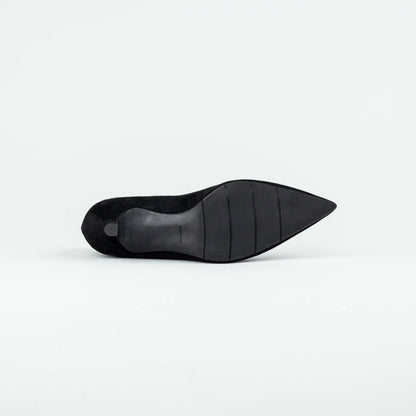 Aruci – Pumps Schwarz Wildleder | 5 cm Absatz | Handmade Italy