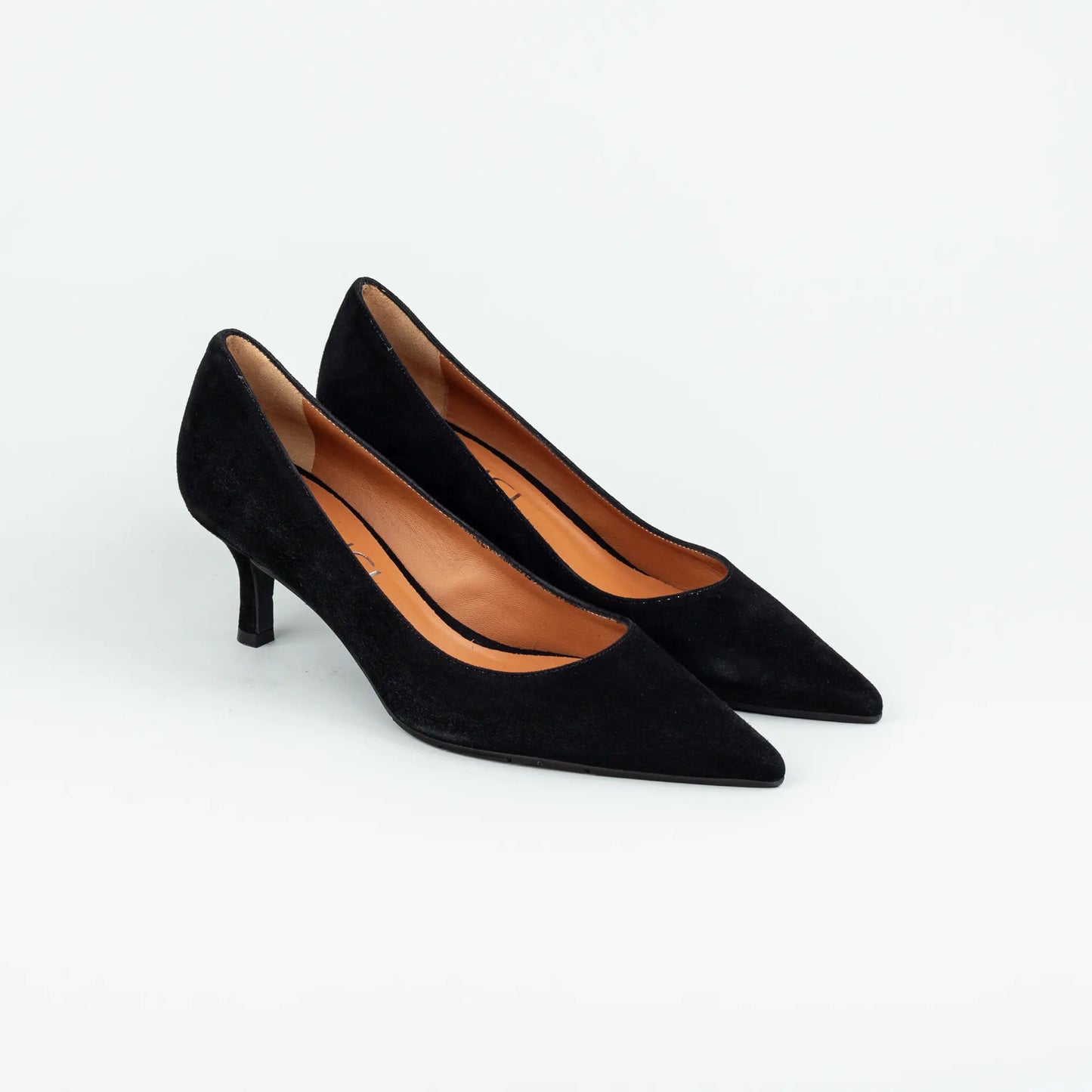 Aruci – Pumps Schwarz Wildleder | 5 cm Absatz | Handmade Italy
