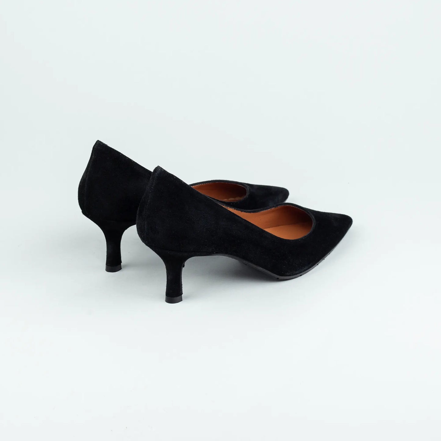 Aruci – Pumps Schwarz Wildleder | 5 cm Absatz | Handmade Italy
