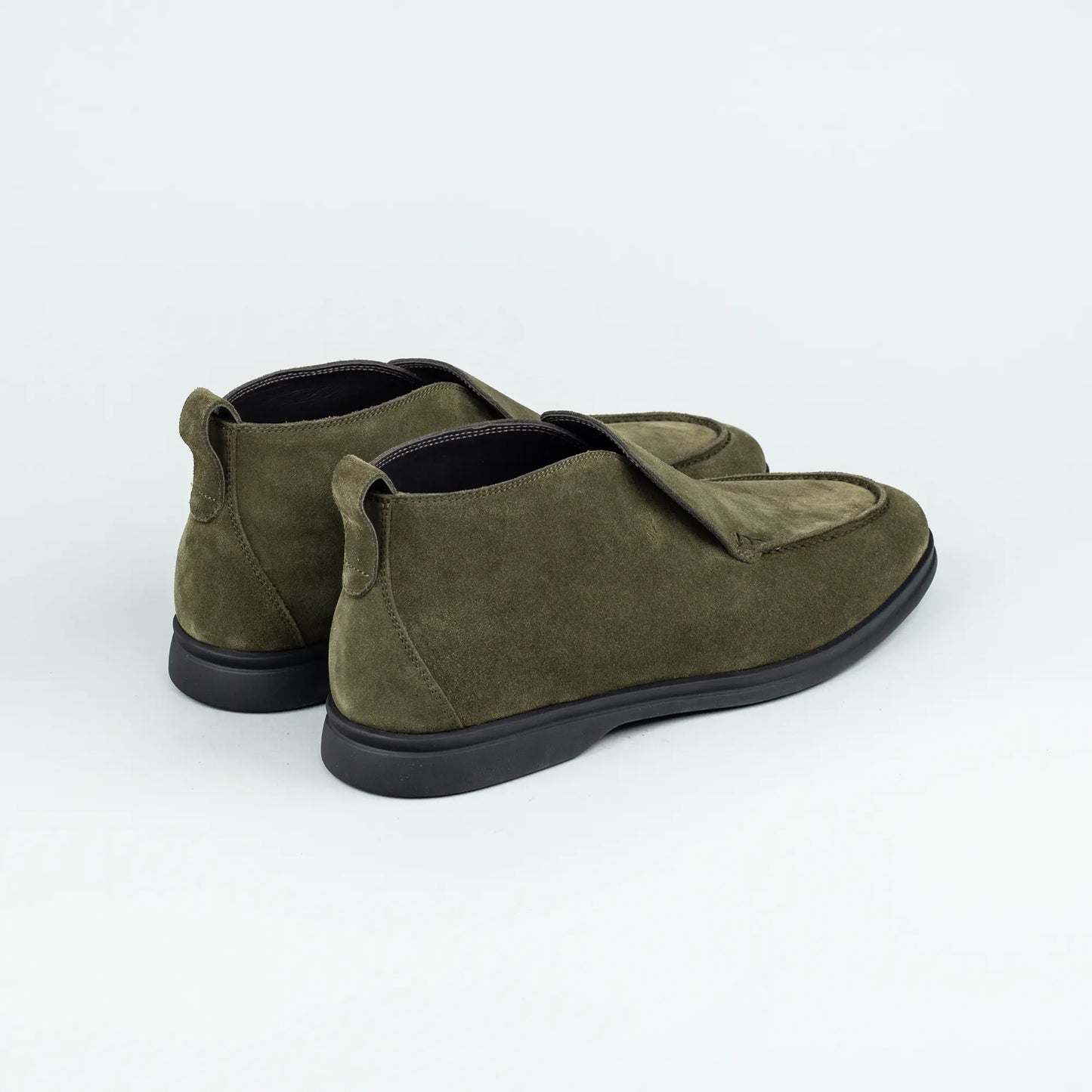 CALO – Boot Loafer Grün Wildleder | Moderner Lässiger Look | Handmade Italy