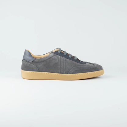 Camerlengo – Sneaker Wildleder Grau | Handmade Italy | Premium Herrenschuh