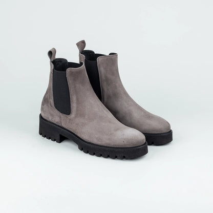 Aruci – Chelsea Boot Wildleder Taupe | Sacchetto | Handmade Italy