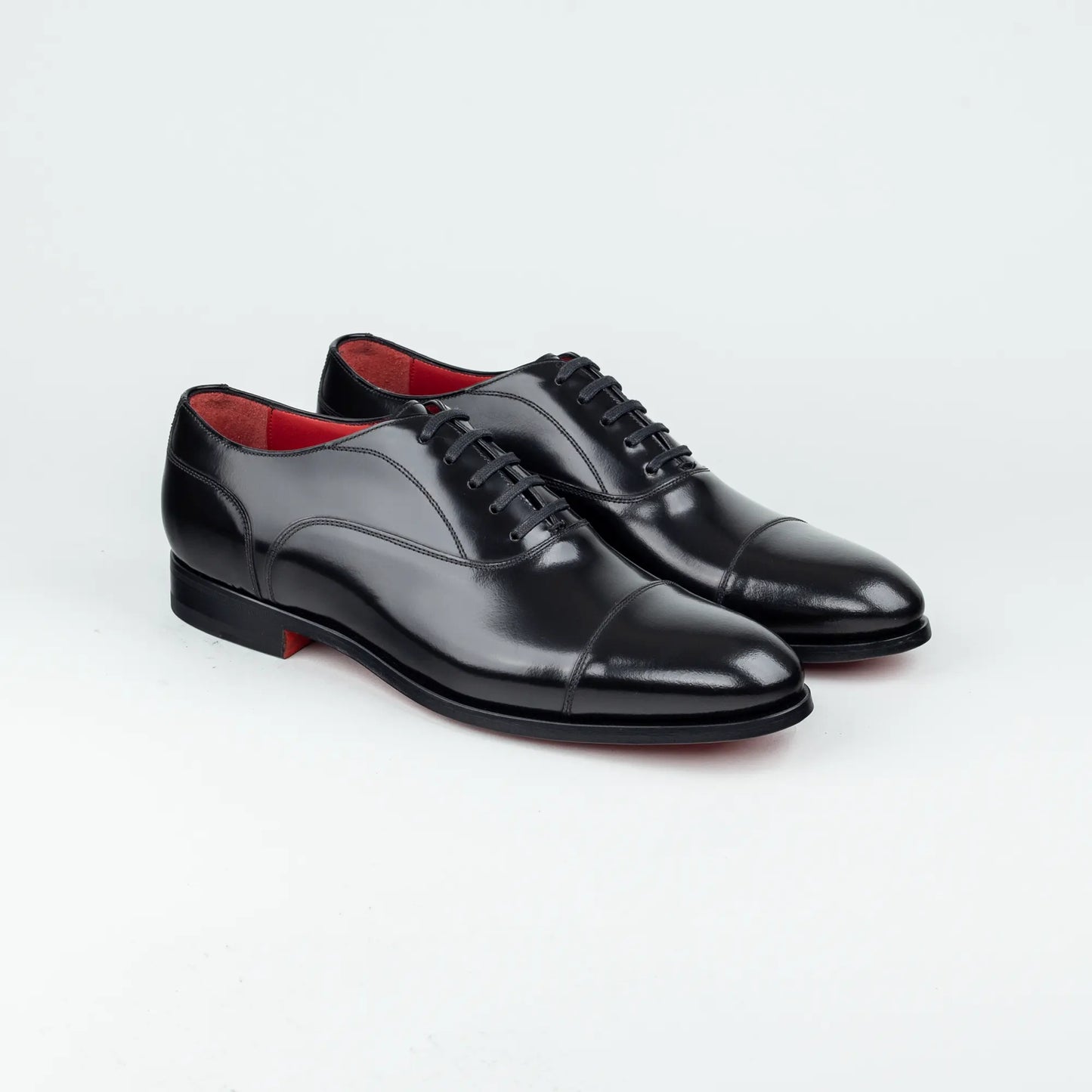 Ortigni – Oxford Captoe | Rotes Lederfutter & Ledersohle | Handmade Toskana