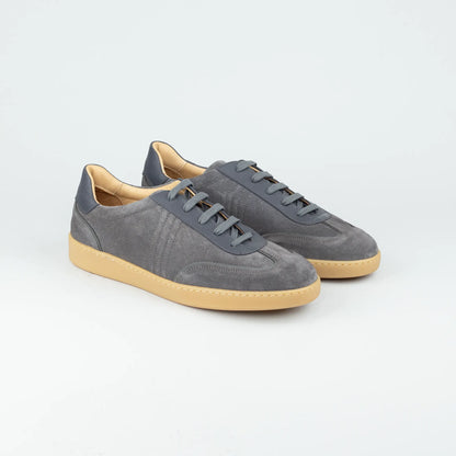 Camerlengo – Sneaker Wildleder Grau | Handmade Italy | Premium Herrenschuh