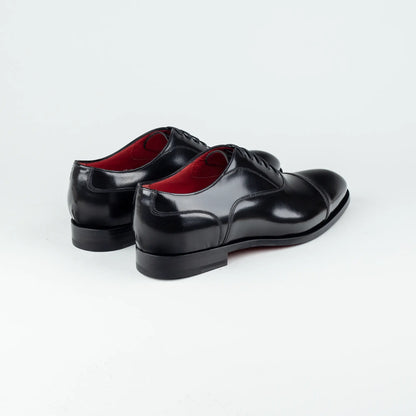 Ortigni – Oxford Captoe | Rotes Lederfutter & Ledersohle | Handmade Toskana