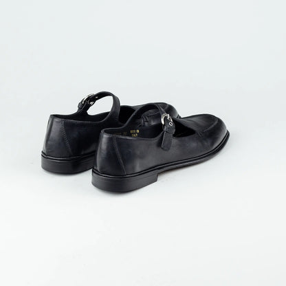 Elia Maurizi – Loafer Moccasin mit Riemchen & Schnalle | Handmade Italy | Premium Damenschuh