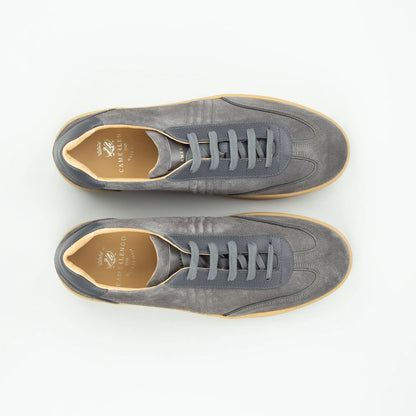 Camerlengo – Sneaker Wildleder Grau | Handmade Italy | Premium Herrenschuh