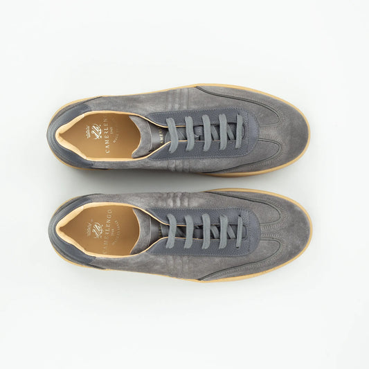 Camerlengo – Sneaker Wildleder Grau | Handmade Italy | Premium Herrenschuh