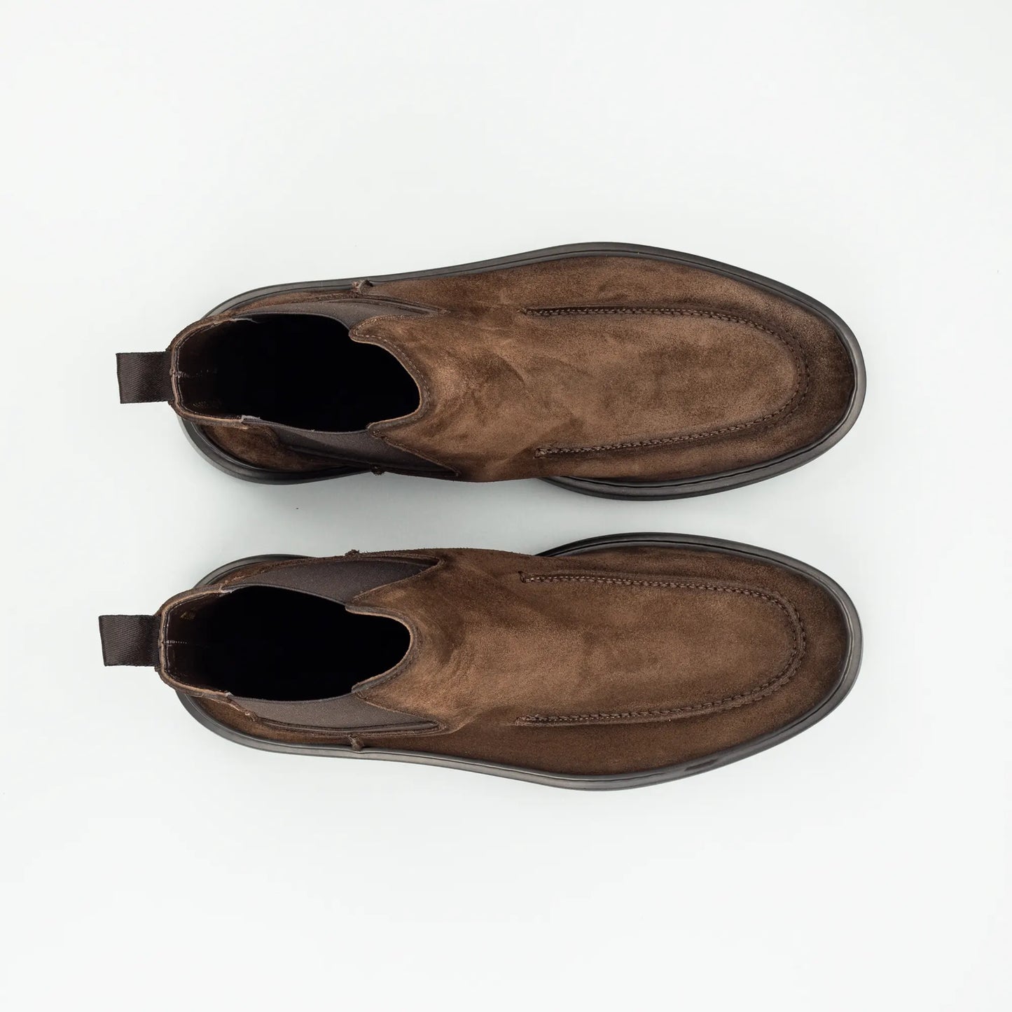 Maurizi – Chelsea Boot Ziegen Velourleder | Durchgenäht | Leichte Gummisohle | Handmade Italy