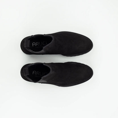 Aruci – Chelsea Boot Wildleder Schwarz | Sacchetto | Handmade Italy